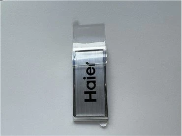 Electroform Nickel Metal Logo Sticker