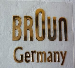 Metal Phone Logo Sticker 3m Adhesive